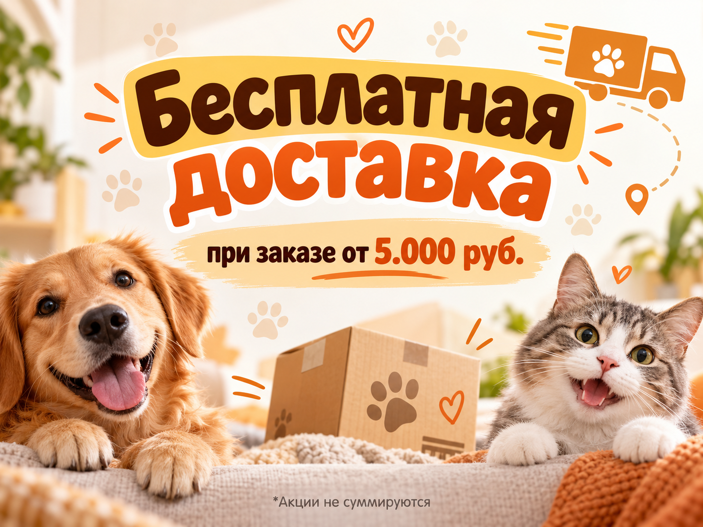 Бесплатная доставка от 5.000 руб